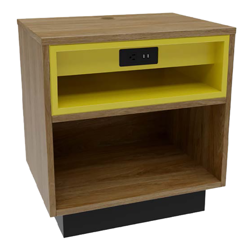 DD/QQ Nightstand w Power